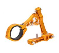 Double porte-bouteille pour vélo en alliage d'aluminium à angle réglable pour plusieurs supports de vélo 22 2 mm 25 4 mm 31 8 mm pour vélo (doré)