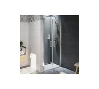 Double porte de douche battante en niche NOVIK 111 RIHO 100x200 cm