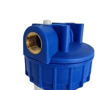 Double Porte Filtre à Eau 9"3/4 avec Cartouche 20µm Raccord 1" - 26/34 Filtre Domestique Fabriqué en France