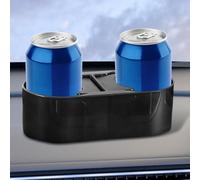 Double porte-gobelet - Organisateur de boissons pour véhicule, support de console fixe, support de boisson pour voiture avec design stable, voyage de camping pour camping-car, bus, accessoires automob