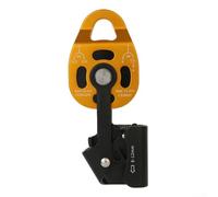 Double poulie unidirectionnelle pour objets lourds lisse pour polissage de surface compatible avec différentes tailles de corde (doré)