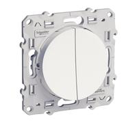 Double Poussoir Blanc