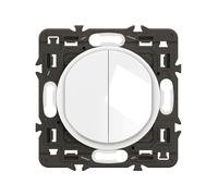 Double poussoir Legrand Céliane 6A blanc