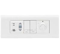 Interrupteur poussoir double volets roulants Legrand MOSAIC 6 A 250 V 2 modules Blanc mat