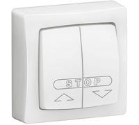 Double poussoir pour volets roulants Appareillage saillie complet blanc - LEGRAND - 086010L