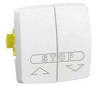 Double poussoir pour volets roulants Appareillage saillie complosable blanc - LEGRAND - 086110L
