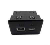 Double prise de charge USB-C, adaptateur de voiture pour Chevrolet pour Silverado 1500 2500 HD pour banlieue, Tahoe, Yukon, Sierra 2019-2023