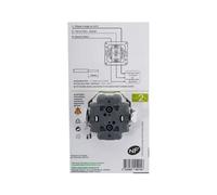 SCHNEIDER ELECTRIC Double prise de courant OVALIS 2P+T pour boîte d'encastrement blanc - SCHNEIDER - S262089