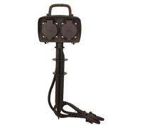 Double prise de jardin avec/w pointe IP44 avec OR-AE-13138