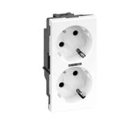 Double prise S500 Schuko 2x230V Simon Connect 50010472-030