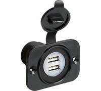 Double prise Usb Lampa Ext-8 encastrée 12/24V