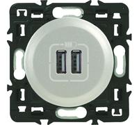 Prise double chargeur USB Céliane + enjoliveur