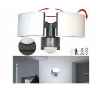 Double projecteur LED mural dextérieur 3200 lm avec capteur PIR [Lunartec]