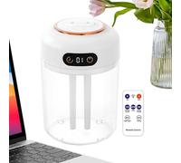 Double Pulvérisateur Humidificateur Avec Télécommande - Humidificateur À La Maison Silencieux | Purificateur Multifonction USB Puissant Pour Chambre Studio Yoga Et Salon