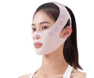 Double réducteur de menton - enroulement élastique doux, shaper visage | respirant, dispositif de levage délicat | fonction de conception légère résistante, visages compatibles avec peau sensible
