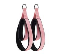 Double Reformer Straps, D Ring Exercise Equipment, 2 Pieces Padded Soft Grip Handles for Pilates Yoga, Heavy Duty Strength Training Gear for Home Workouts, Professional Grade Nylon, XL Length