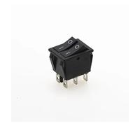 Double Rocker Switch 6 Pin On-Off With Green Red Light 20A 125VAC NWPNLXEA(2)
