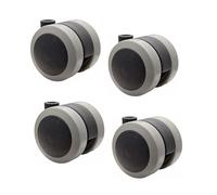 /Double rouleaux de Wagner mübel Set de 4 Pièces Soft – Diamètre 50 mm, Soft surface, charge maximale 50 kg – 01222304
