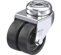 Double roulette d'un diamètre de 50 mm