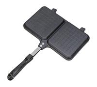 Double Sandwich Grill Press - Non Stick Hot Sandwich Maker, Cheese Melting Toaster Pan, Stove Top Bread Cooker Tool, Heat Safe Handle Grilling | Appliance for Breakfast Kitchen Home Cooking indoor