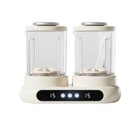 Double seau de lavage - Capacité de 2 000 ml - Système de lavage à double seau pour nettoyage séparé des vêtements avec moteur puissant - Lave-linge double cuve