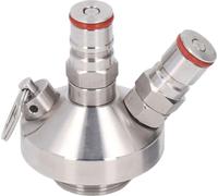 Double serrure à bille en acier inoxydable Mini distributeur de fûts de bière Speer pour 2L 3,6L 4L 5L 10L