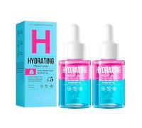 Double Sérum Anti-Rides et Hydratant 2x30ml, Acide hyaluronique Rose Sérum, Soin Repulpant et Raffermissant, Réduit les Ridules, Pour une Peau Lissée, Tonique et Confortable