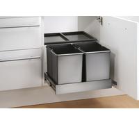 Double Shorty Plus, les Collecteurs de Déchets pour Portes Battantes, Anthracite