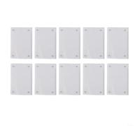 Double-Sided Acrylic Photo Frames Pack Of 10 Floating Display | Clear Acrylic, 3D Floating Effect, Horizontal/vertical Use, Home/office Decor, Various Sizes Included