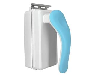 Double Sided Aquarium Cleaner - Fish Tank Scraper, Magnetic Algae Remover | Powerful Magnetism Double Sided Brush | Inside Outside Aquarium Glass Cleaning, Ergonomic Handle Algae Remover Scraper Tool.