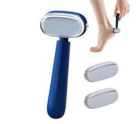 Double-Sided Foot Callus Remover, Stainless Steel File | Arc-Shaped Pedicure Rasp with Coarse & Fine Surfaces, Anti-Slip Handle for Dry Skin, Rough Heels and Home Foot Care
