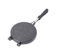 Double Sided Frying Pan | Nonstick Panini Maker & Pancake Pan | Quick Even Heating Aluminum Alloy | Easy Maintain Breakfast Maker for Home Kitchen/Dorm/Small Apartments (Style 2)