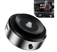Double-Sided Phone Holder: Innovative Dual Suction Cup and Magnetic Design, Magnetic Car Suction Cup Holder, Magnetic Suction Phone Mount (Silver)