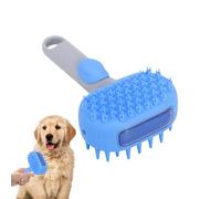 Double-Sided Steaming Cat Brush, Pet Grooming Tool with Massager Gentle Deep Cleaning, 7.48x3.94x2.36 Inch Knot-Proof Design Ideal for Dog Shedding Season, Bathing, and Kitten Care