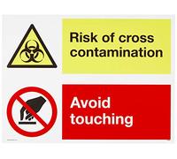 Double signe risque de contamination croisée Assurez-vous que cette surface partagée est nettoyée avant et après utilisation