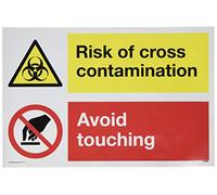 Double signe risque de contamination croisée Assurez-vous que cette surface partagée est nettoyée avant et après utilisation