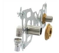 Double sortie de cloison mâle pour tube multicouche, Diam.16 mm 20 x 27 mm