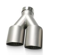 Double Sortie Décoration Voiture Tuyau Embouts Pour Silencieux D'échappement Double En Acier Inoxydable(Right ID 63-OD 101mm)