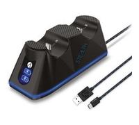Double Station de charge Stealth SP-C100VBLK pour PS5 Noir NOIR G