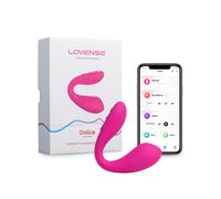 Double stimulateur connecté Dolce Lovense - Rose