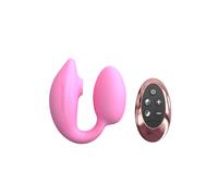 Double stimulateur Oeuf vibrant télécommandé Wonderlover rose - LOVE TO LOVE