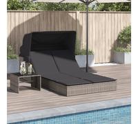 Double Sun Lounger, Double Sun Loungers,chaise Longue Double vidaXL