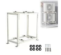 Double Support au Sol pour Mini-Split, Console au Sol, Mini Split Universel AC Base, Compatible avec les Systèmes de Pompe à Chaleur Mini-Split de 9 000 à 24 000 Btu(90x50x90cm/35x20x35in)