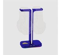 Konix Interactive Support double pour casque My Hero Academia – Rétroéclairage arc-en-ciel – Bleu