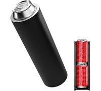 Double support de canette de recharge, double recharge de bière Koo-zie pour bière et soda, manchon isolant, il peut remplir deux canettes de 340,2 g (noir)