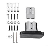 Double support de montage encastré fiable conçu pour gérer les courants élevés avec facilité dans divers paramètres (gris)