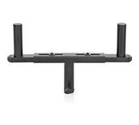 Double support d'enceintes avec barre transversale par Gear4music Noir