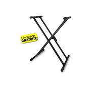Double support pour instrument de musique en "X
