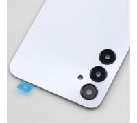 Double Sure Coque arrière blanche de rechange pour Samsung Galaxy A05s avec adhésif prédécoupé Cadre de caméra arrière et vitre de protection et kit d'outils d'installation