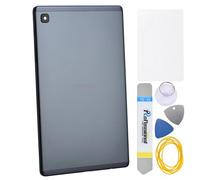 Double Sure Coque arrière de rechange avec clé latérale et objectif d'appareil photo pour Samsung Galaxy Tab A7 Lite SM-T220 Gris